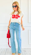 Sailor Vibes Italian Denim Pant-190 Denim-SASU UNICORN-Coastal Bloom Boutique, find the trendiest versions of the popular styles and looks Located in Indialantic, FL