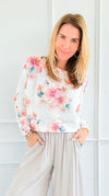 Petal Blush Marseille Italian Knit Sweater-140 Sweaters-FAITH-Coastal Bloom Boutique, find the trendiest versions of the popular styles and looks Located in Indialantic, FL