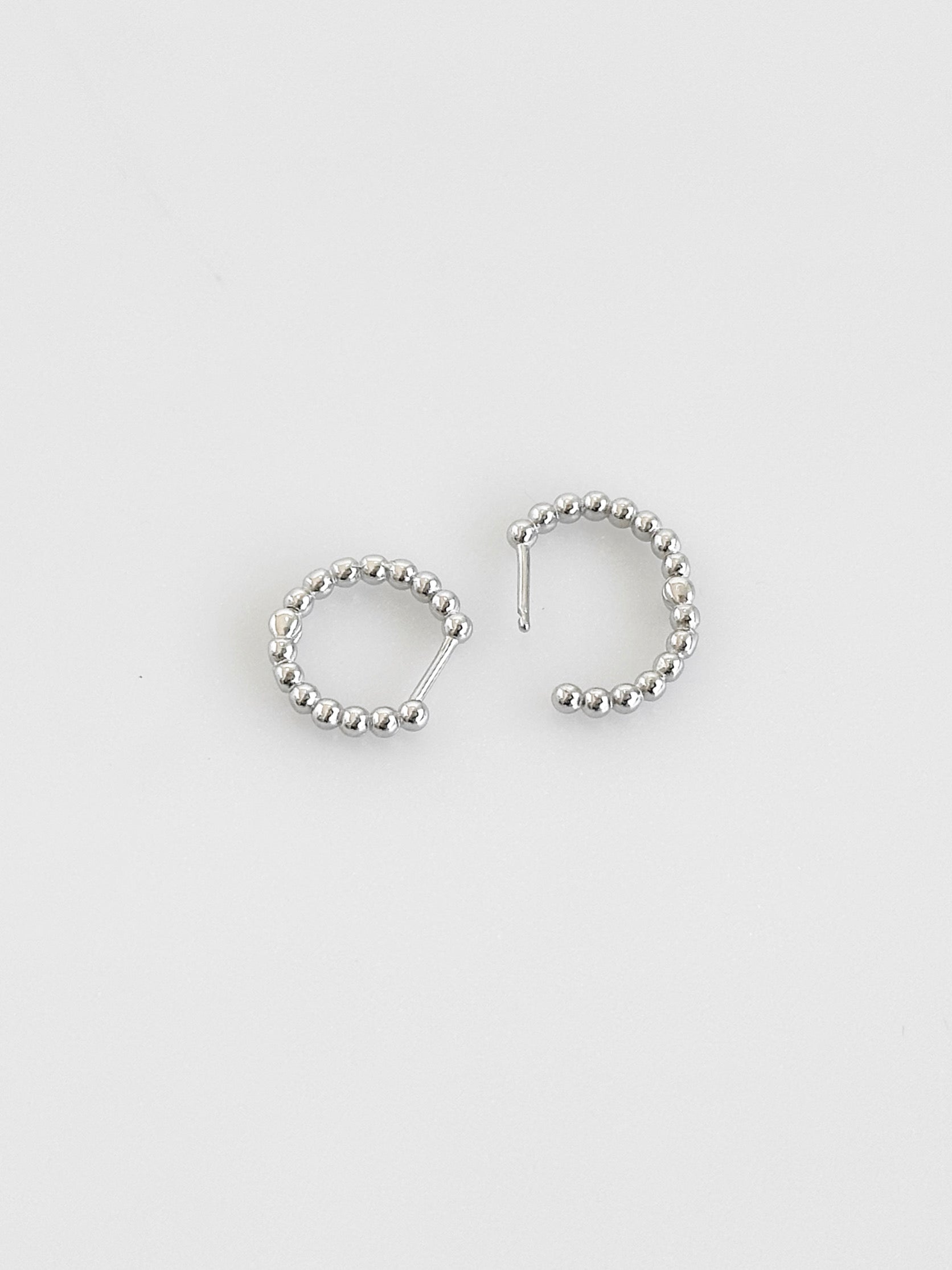 Round Hoop Earrings-Silver-230 Jewelry-Darling-Coastal Bloom Boutique, find the trendiest versions of the popular styles and looks Located in Indialantic, FL