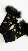 Honey Fur Gloves - Black-260 Other Accessories-Mitchie's-Coastal Bloom Boutique, find the trendiest versions of the popular styles and looks Located in Indialantic, FL