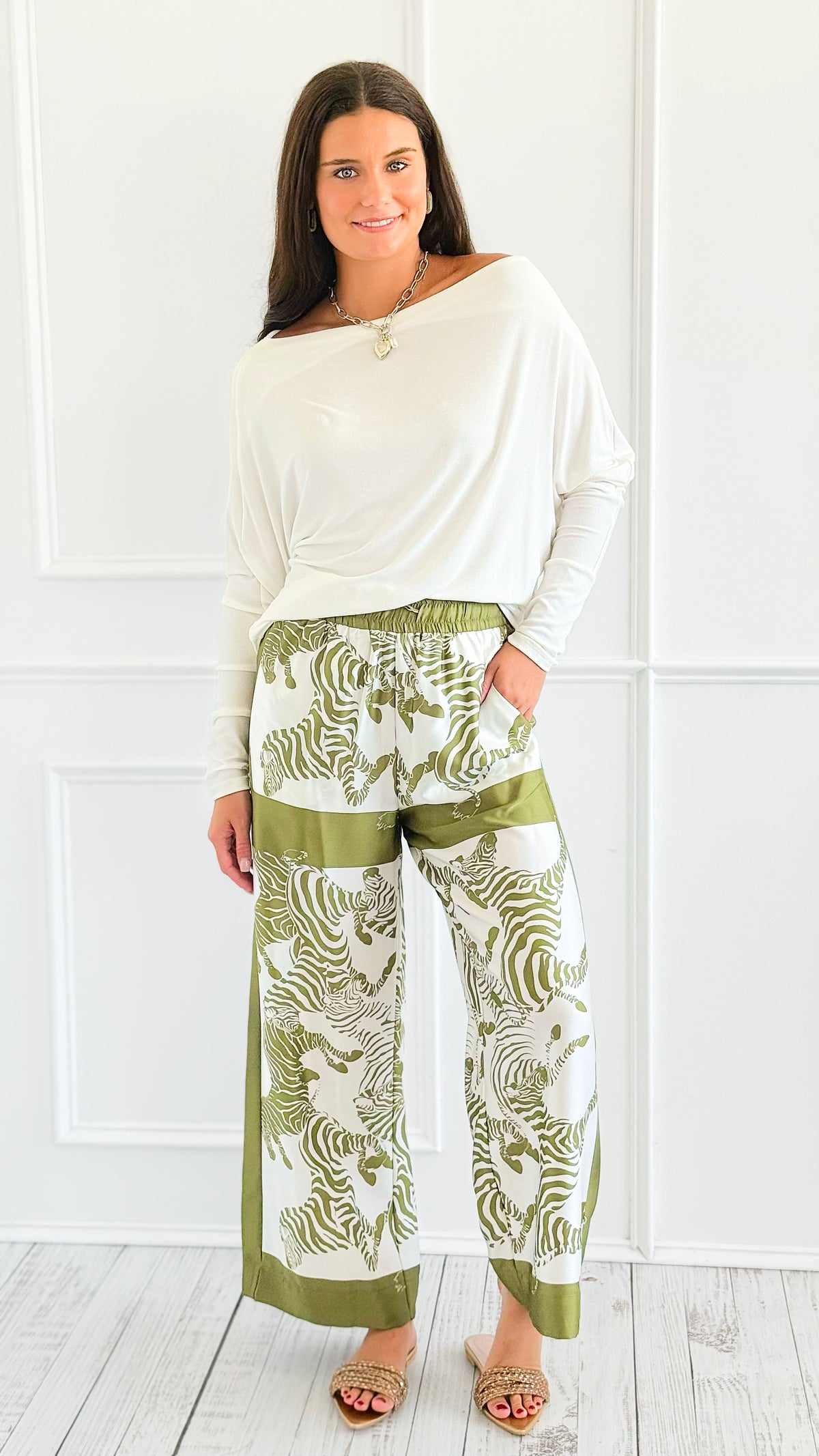 Wild Walk Lounge Pants-170 Bottoms-GLAM-Coastal Bloom Boutique, find the trendiest versions of the popular styles and looks Located in Indialantic, FL