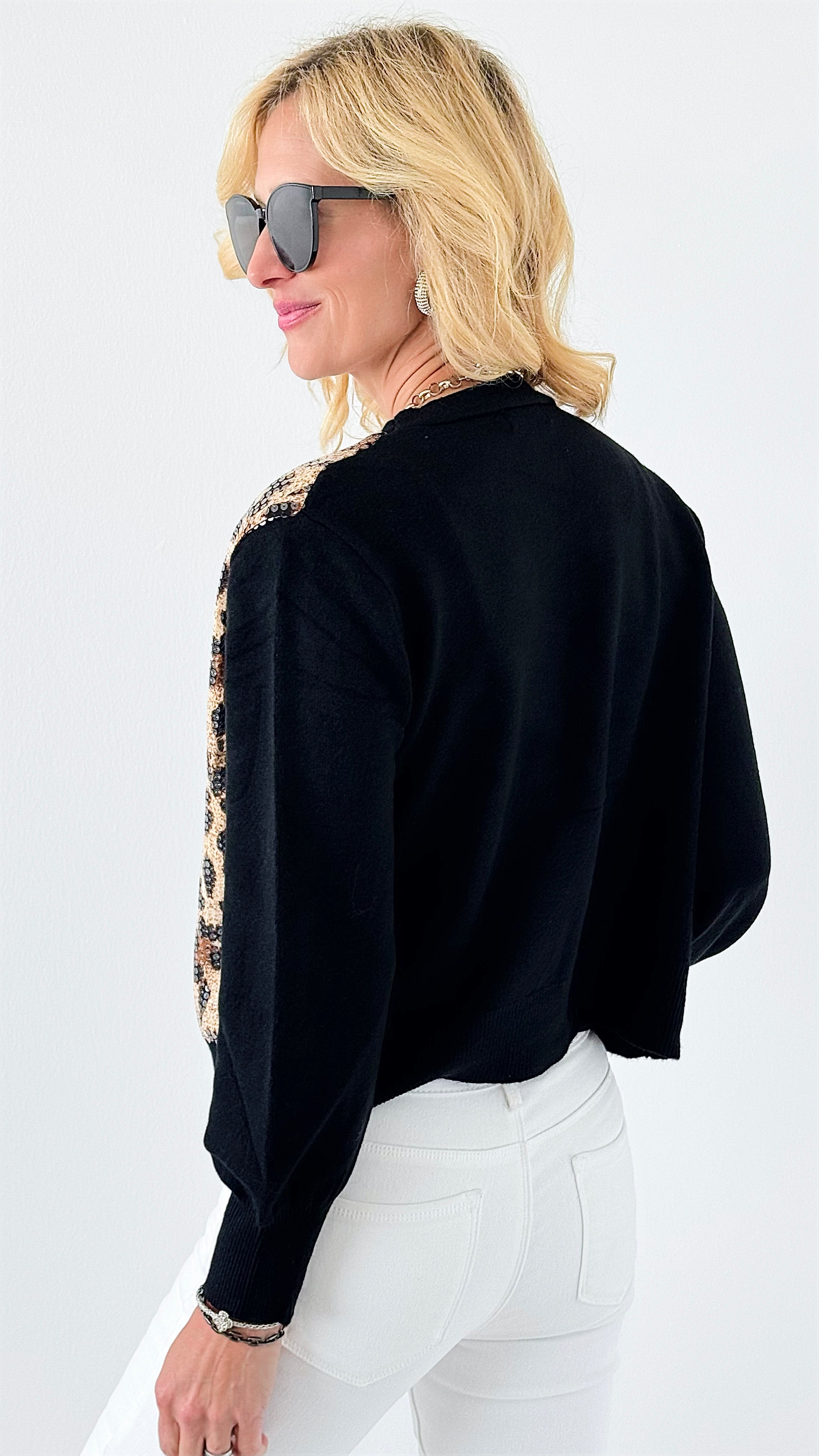 Fierce Elegance Knit Cardigan-150 Cardigans/Layers-L MASSIMO-Coastal Bloom Boutique, find the trendiest versions of the popular styles and looks Located in Indialantic, FL