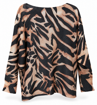 Pre Order - Black Safari Italian St Tropez Knit