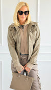 Urban Edge Utility Jacket-160 Jackets-ROUSSEAU-Coastal Bloom Boutique, find the trendiest versions of the popular styles and looks Located in Indialantic, FL
