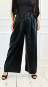 Starlit Italian Flare- Leg Pant- Black-100 Pants-AZUL MONACO-Coastal Bloom Boutique, find the trendiest versions of the popular styles and looks Located in Indialantic, FL