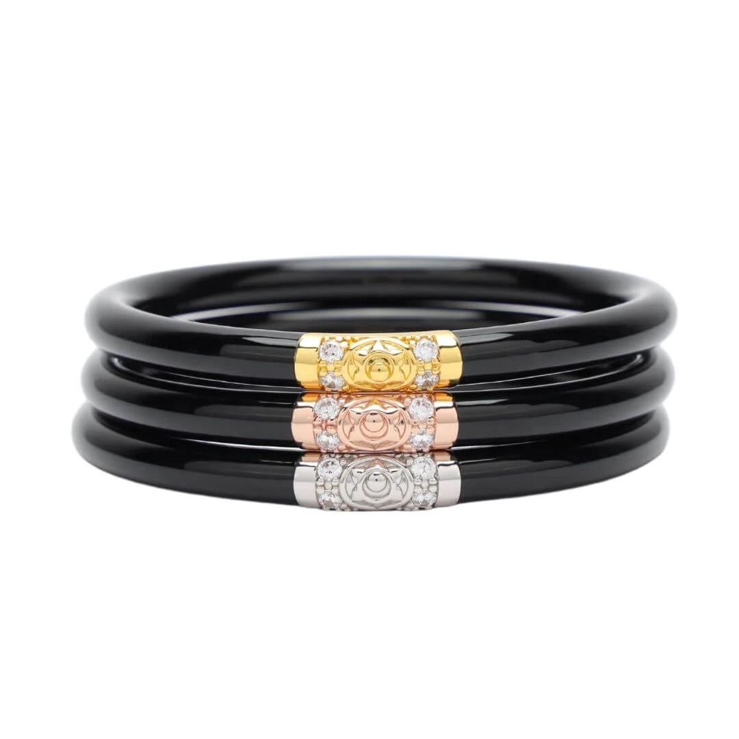 Three Kings All Weather Bangles - Black-230 Jewelry-Budhagirl-Coastal Bloom Boutique, find the trendiest versions of the popular styles and looks Located in Indialantic, FL