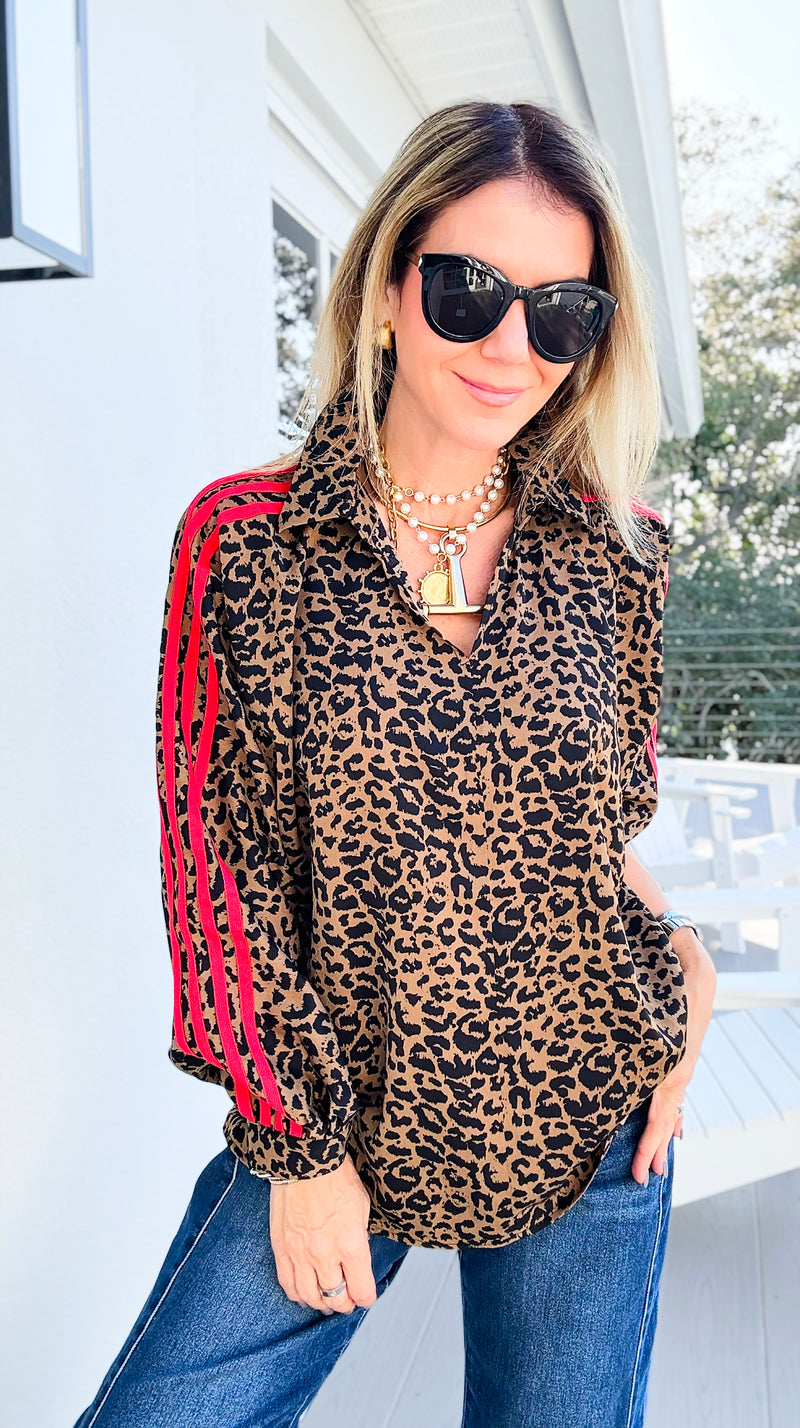 Savage Spark Top-110 Long Sleeve Tops-JODIFL-Coastal Bloom Boutique, find the trendiest versions of the popular styles and looks Located in Indialantic, FL