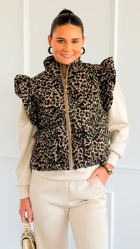 Le Puff Sauvage Vest-160 Jackets-JODIFL-Coastal Bloom Boutique, find the trendiest versions of the popular styles and looks Located in Indialantic, FL