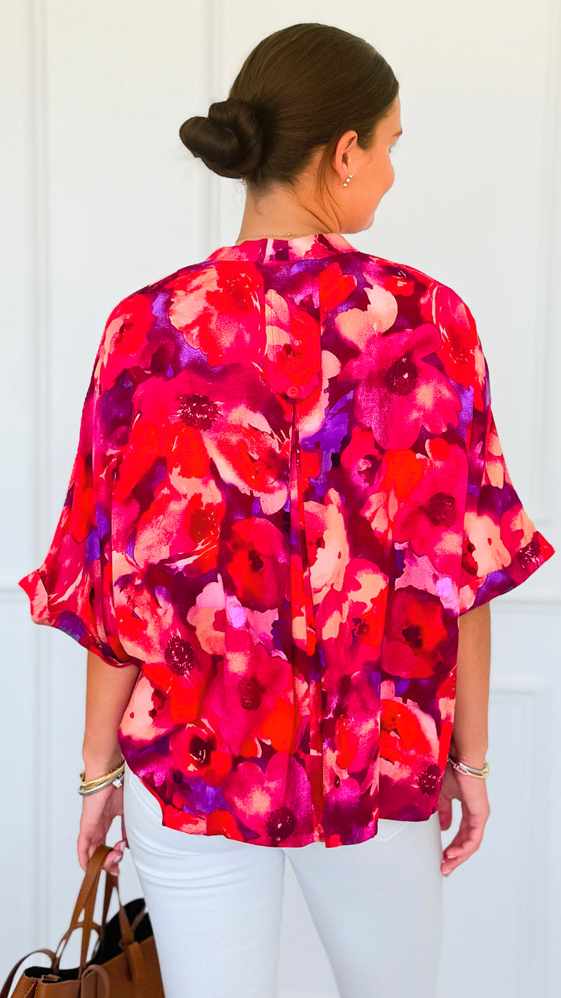 Floral Essence Kimono-150 Cardigans/Layers-Jodifl-Coastal Bloom Boutique, find the trendiest versions of the popular styles and looks Located in Indialantic, FL