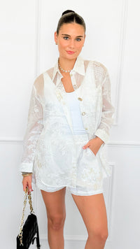 Dreamy Petals Embroidery Italian Set-210 Loungewear/Sets-SEÑORITA C-Coastal Bloom Boutique, find the trendiest versions of the popular styles and looks Located in Indialantic, FL