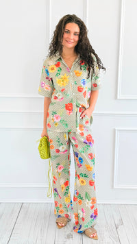 Garden Reverie Set-210 Loungewear/Sets-Endless Moon-Coastal Bloom Boutique, find the trendiest versions of the popular styles and looks Located in Indialantic, FL