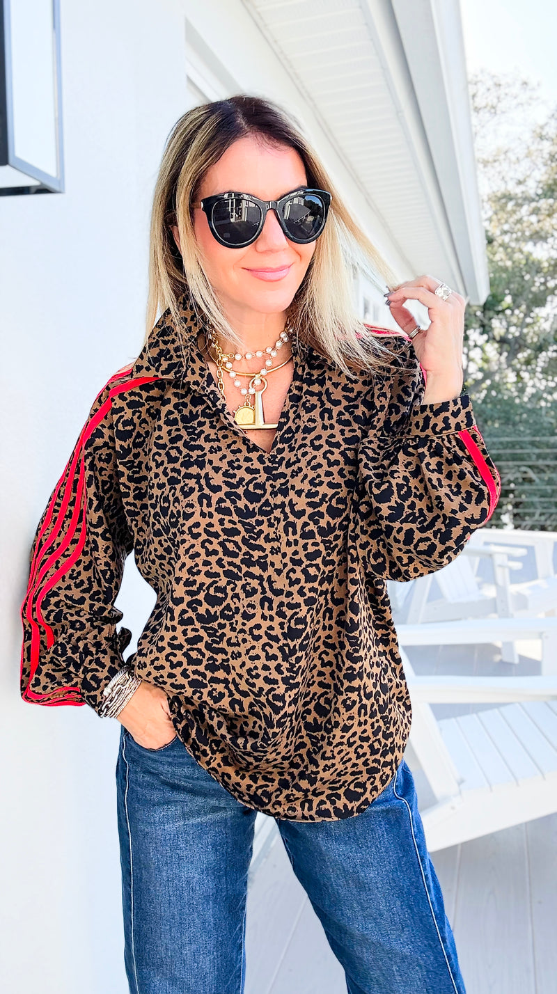 Savage Spark Top-110 Long Sleeve Tops-JODIFL-Coastal Bloom Boutique, find the trendiest versions of the popular styles and looks Located in Indialantic, FL
