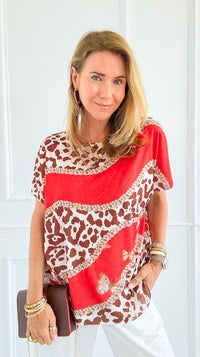 Wavy Safari Wings Italian Graphic Tee-110 short Sleeve Top-Italianissimo-Coastal Bloom Boutique, find the trendiest versions of the popular styles and looks Located in Indialantic, FL