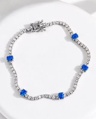 Eternity Emerald Cut Station Bracelet