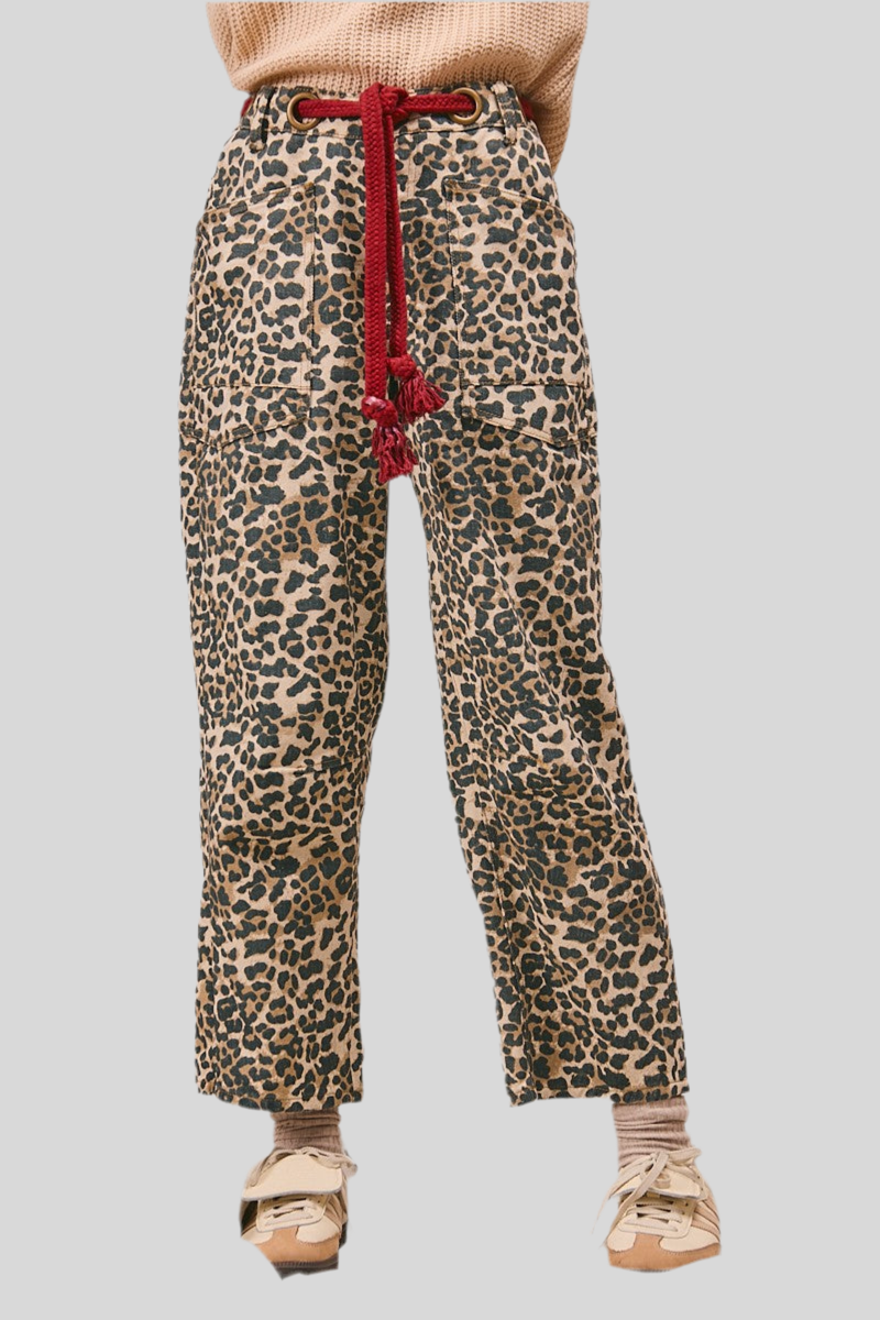 Wild Pattern Wide-Leg Pants-170 Bottoms-BIBI-Coastal Bloom Boutique, find the trendiest versions of the popular styles and looks Located in Indialantic, FL