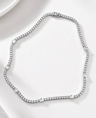Eternity Oval Station Necklace