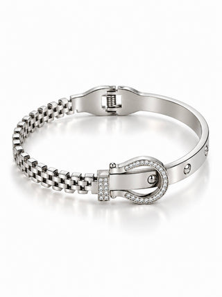 Stainless Steel Belt Buckle Hinge Bracelet