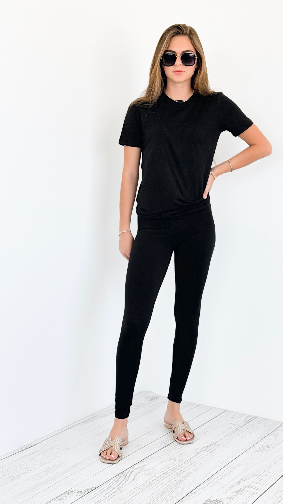 Effortless Move Active Set - Black-210 Loungewear/Sets-Love Poem-Coastal Bloom Boutique, find the trendiest versions of the popular styles and looks Located in Indialantic, FL