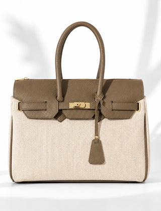 Everyday Carry Italian Canvas Bag- Taupe
