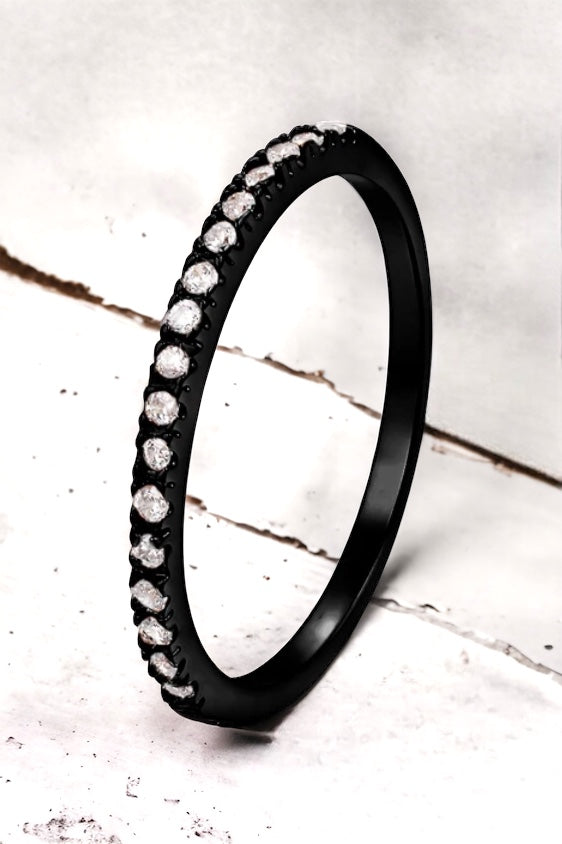 Micropave Eternity Ring-230 Jewelry-CBALY-Coastal Bloom Boutique, find the trendiest versions of the popular styles and looks Located in Indialantic, FL