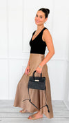 Isabella Italian Skirt- Coco-170 Bottoms-SEE YOU IN ROME-Coastal Bloom Boutique, find the trendiest versions of the popular styles and looks Located in Indialantic, FL