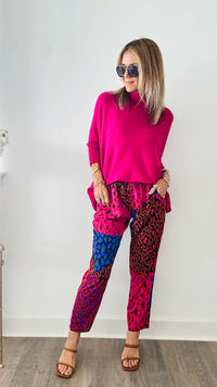Prowling Around Silk Pants-170 Bottoms-Joh Apparel-Coastal Bloom Boutique, find the trendiest versions of the popular styles and looks Located in Indialantic, FL