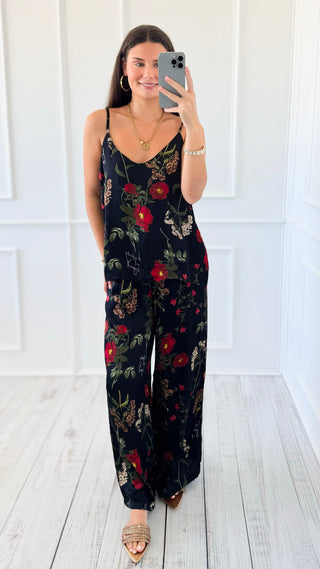 Moonlit Garden Italian Set- Black