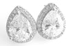 CZ Micropave Teardrop Stud Earrings-230 Jewelry-NYW-Coastal Bloom Boutique, find the trendiest versions of the popular styles and looks Located in Indialantic, FL