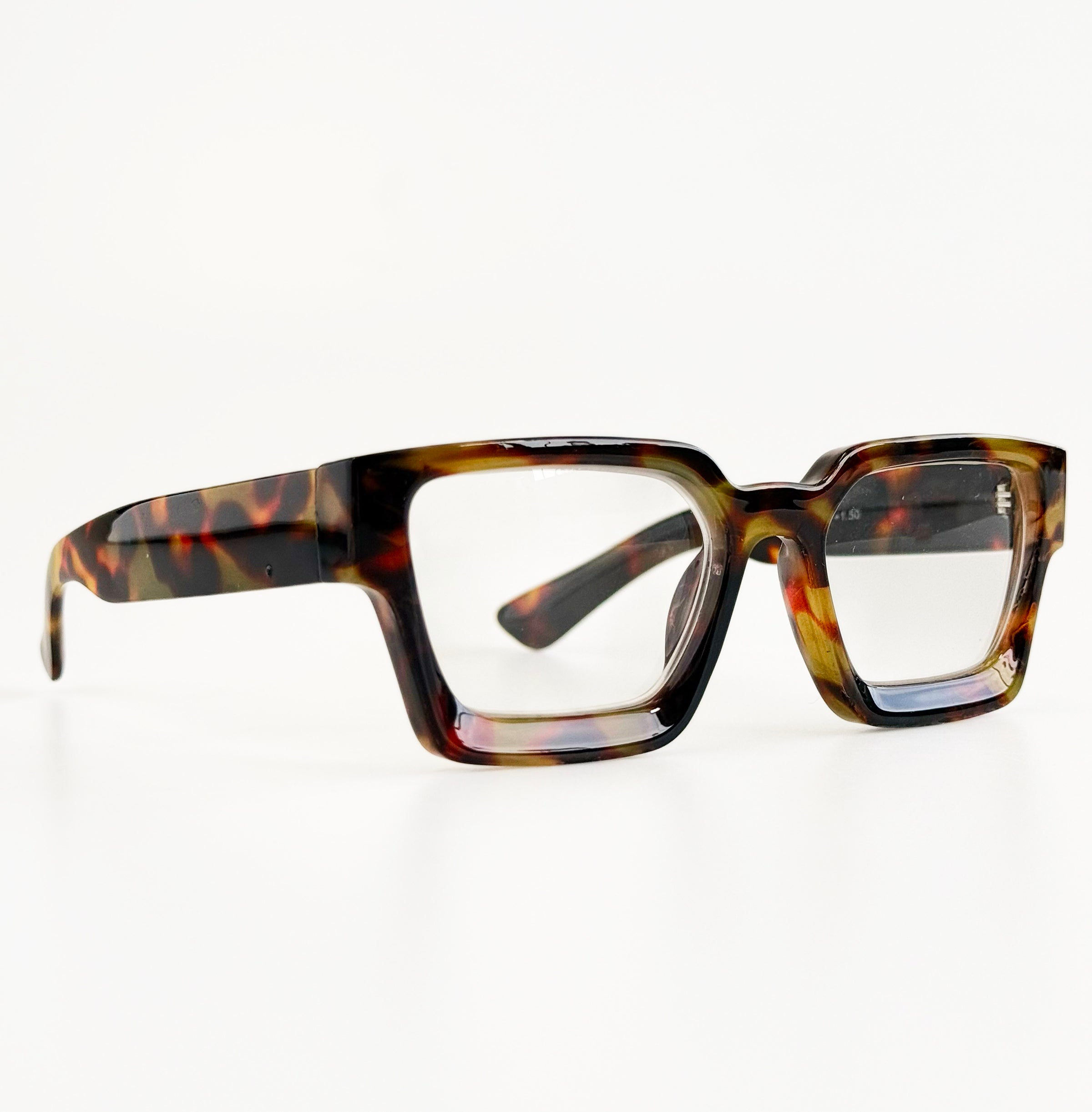Ultra Edge Square Glasses-Tortoise-260 Other Accessories-Creative Group-Coastal Bloom Boutique, find the trendiest versions of the popular styles and looks Located in Indialantic, FL