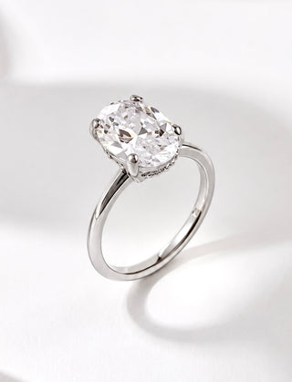 Sterling Silver Oval Ring