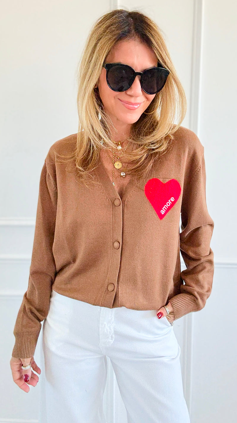 I Heart You Cardigan Sweater-140 Sweaters-V SKY-Coastal Bloom Boutique, find the trendiest versions of the popular styles and looks Located in Indialantic, FL