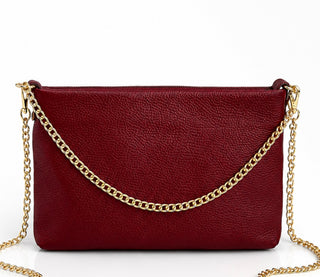 'The Forever' Italian Leather Shoulder Bag- Wine