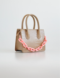 Vegan Croc-Embossed Mini Tote-240 Bags-like dreams-Coastal Bloom Boutique, find the trendiest versions of the popular styles and looks Located in Indialantic, FL