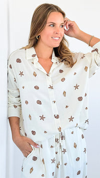 Coastal Dreams Lightweight Top-170 Bottoms-SUGARLIPS-Coastal Bloom Boutique, find the trendiest versions of the popular styles and looks Located in Indialantic, FL