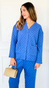 Quilted Jacket and Pants Set - Marlin-210 Loungewear/Sets-Zenana-Coastal Bloom Boutique, find the trendiest versions of the popular styles and looks Located in Indialantic, FL