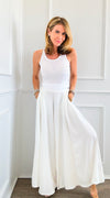 Flowy Wide Leg Pants-170 Bottoms-BucketList-Coastal Bloom Boutique, find the trendiest versions of the popular styles and looks Located in Indialantic, FL