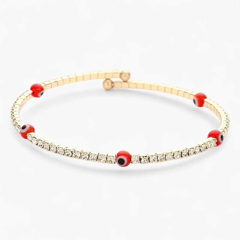 Fortune’s Gaze Stretch Bracelet-230 Jewelry-NYW-Coastal Bloom Boutique, find the trendiest versions of the popular styles and looks Located in Indialantic, FL