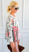 London Rose Italian Boatneck Sweater-140 Sweaters-SORPRESA-Coastal Bloom Boutique, find the trendiest versions of the popular styles and looks Located in Indialantic, FL