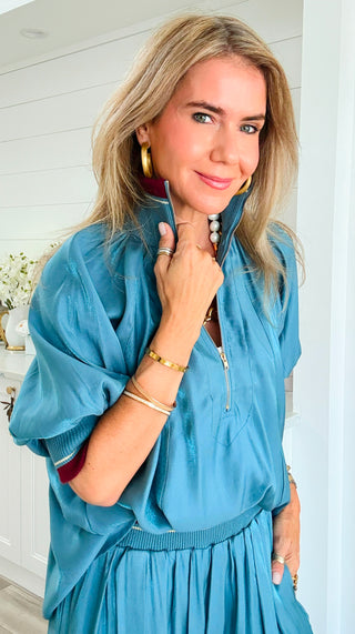 Quarter Zip Top