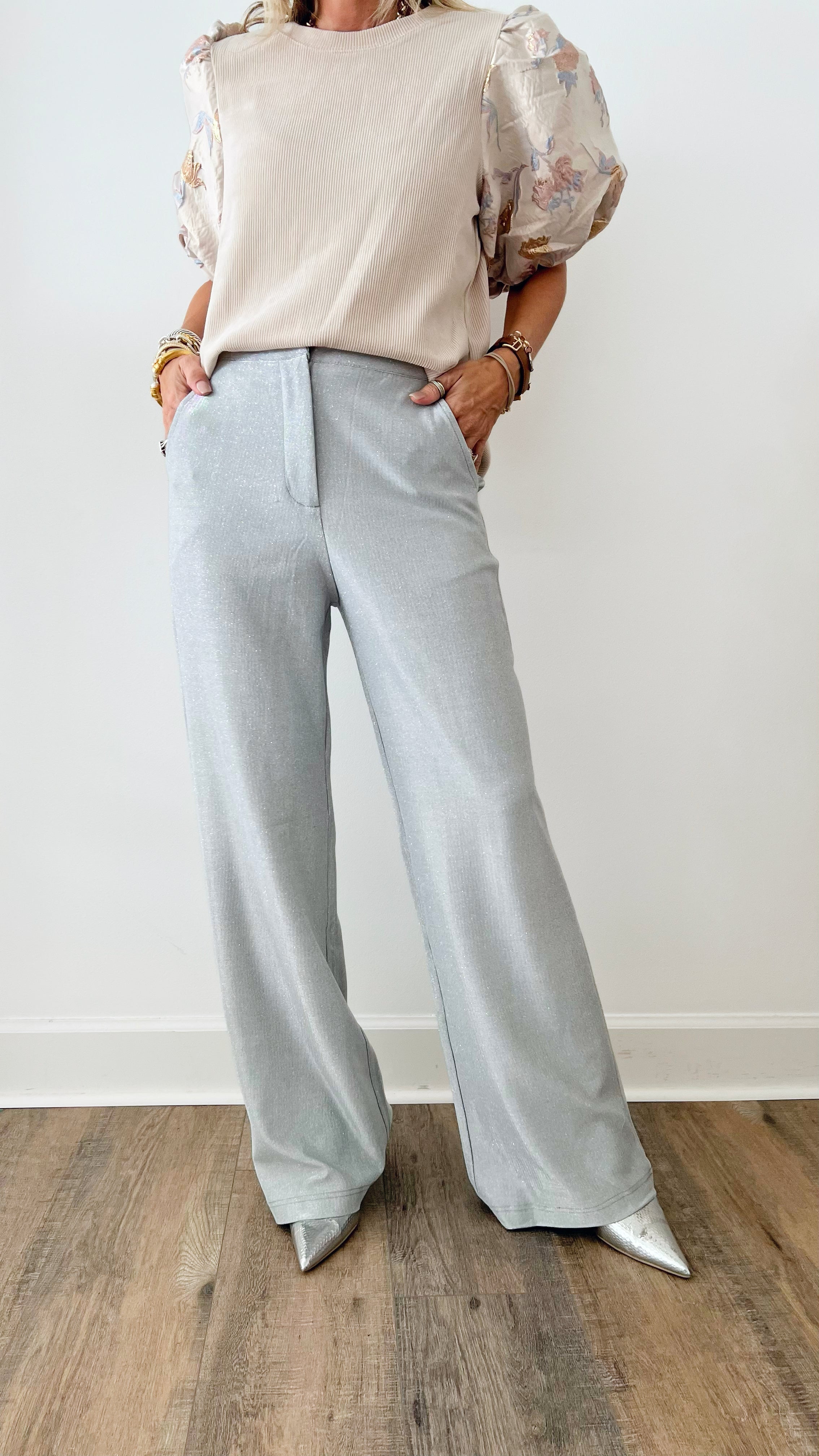 DPTO — No.205 Heather Grey Yak Blend Trousers