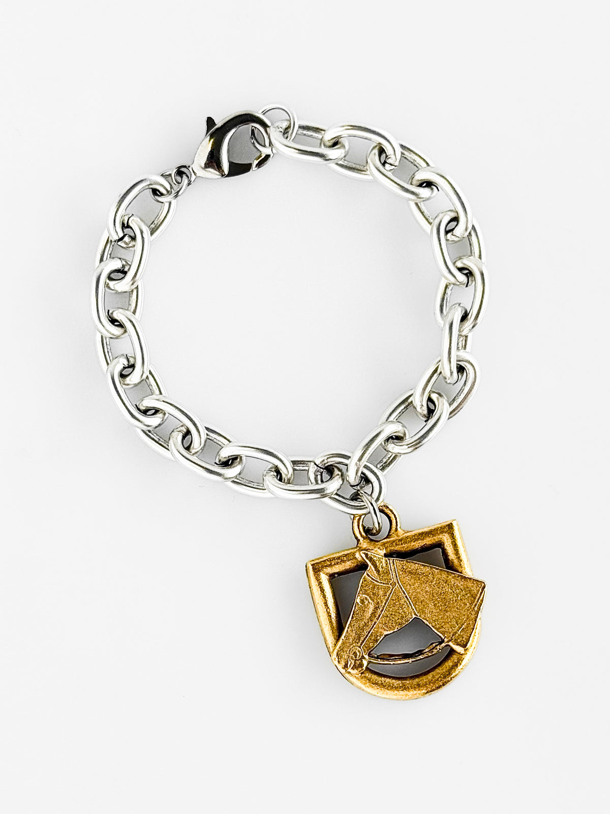 Equestrian Charm Bracelet-230 Jewelry-YOCHI-Coastal Bloom Boutique, find the trendiest versions of the popular styles and looks Located in Indialantic, FL