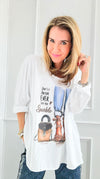 Sparkle Italian T- Shirt-t-shirt-Italianissimo-Coastal Bloom Boutique, find the trendiest versions of the popular styles and looks Located in Indialantic, FL