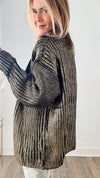 Nightingale Chunky Knit Cardigan - Champagne-150 Cardigans/Layers-BIBI-Coastal Bloom Boutique, find the trendiest versions of the popular styles and looks Located in Indialantic, FL
