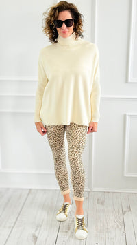 Wild Moves Leggings-Camel-170 Bottoms/Shorts-YELETE-Coastal Bloom Boutique, find the trendiest versions of the popular styles and looks Located in Indialantic, FL