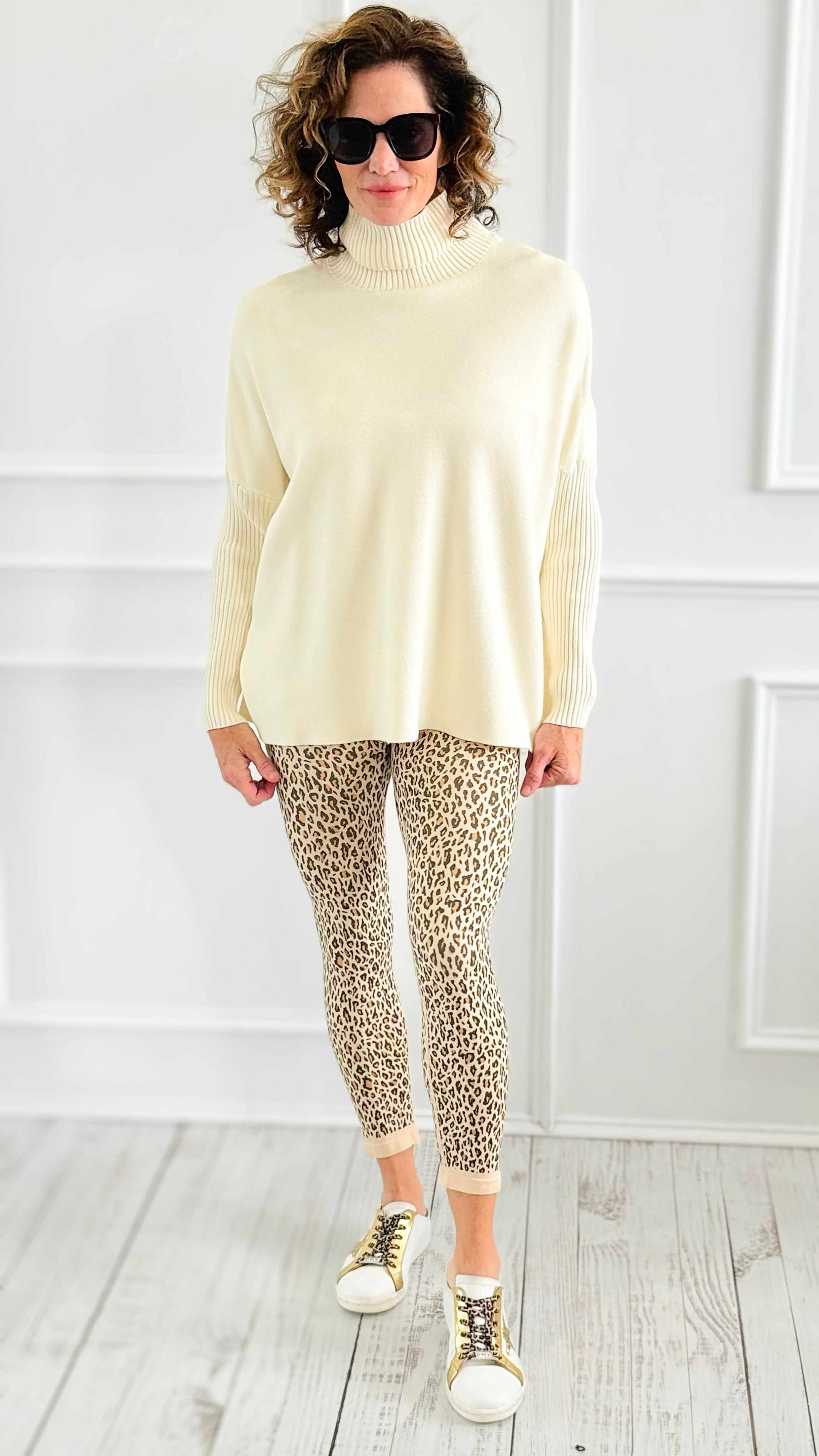 Wild Moves Leggings-Camel-170 Bottoms/Shorts-YELETE-Coastal Bloom Boutique, find the trendiest versions of the popular styles and looks Located in Indialantic, FL