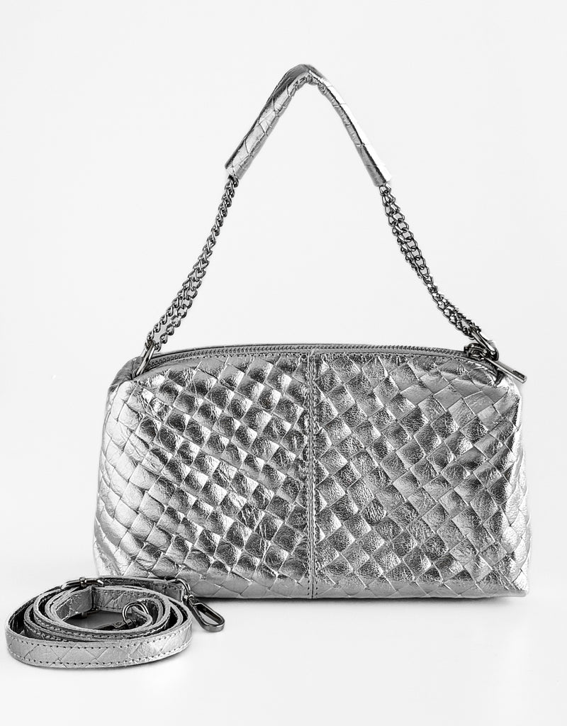 Italian Chain Reaction Cross Body Bag-Crossbody Bag-DEDA LEATHER-Coastal Bloom Boutique, find the trendiest versions of the popular styles and looks Located in Indialantic, FL
