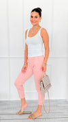 Make Me Blush Italian Pant-100 Pants-V SKY-Coastal Bloom Boutique, find the trendiest versions of the popular styles and looks Located in Indialantic, FL