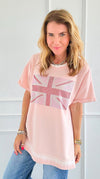 CB Custom - London Calling Tee-110 Short Sleeve Tops-White Birch / Holly-Coastal Bloom Boutique, find the trendiest versions of the popular styles and looks Located in Indialantic, FL