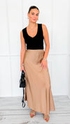 Isabella Italian Skirt- Coco-170 Bottoms-SEE YOU IN ROME-Coastal Bloom Boutique, find the trendiest versions of the popular styles and looks Located in Indialantic, FL