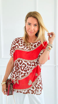 Wavy Safari Wings Italian Graphic Tee-110 short Sleeve Top-Italianissimo-Coastal Bloom Boutique, find the trendiest versions of the popular styles and looks Located in Indialantic, FL